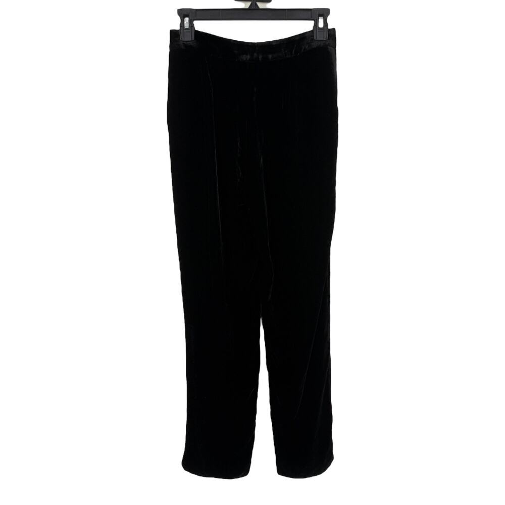 L'Agence pants Rebel Velvet Trouser black size 0 - Picture 4 of 8